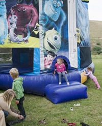 Jumping castle - courtesy of Peter Young